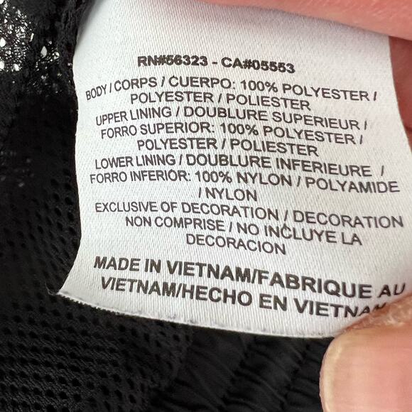 Nike Men's Jogger Pants Size Large Black/White Elastic Waist Athletic Sweatpants - Picture 11 of 12